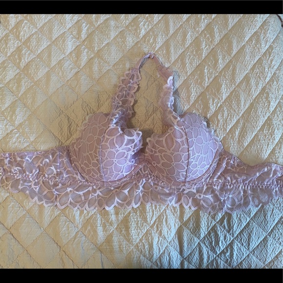 PINK Victoria's Secret Other - Victoria Secret “Pink” Small Lilac Halter Bralette